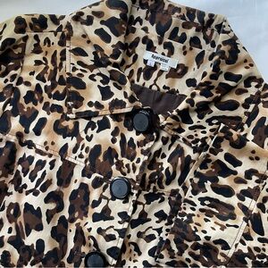 Appraisal Leopard Print Jacket Coat Size Large